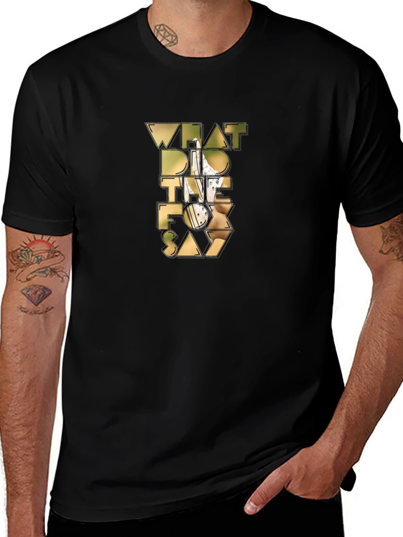 What Does the Fox Say T-Shirt - Unique Design