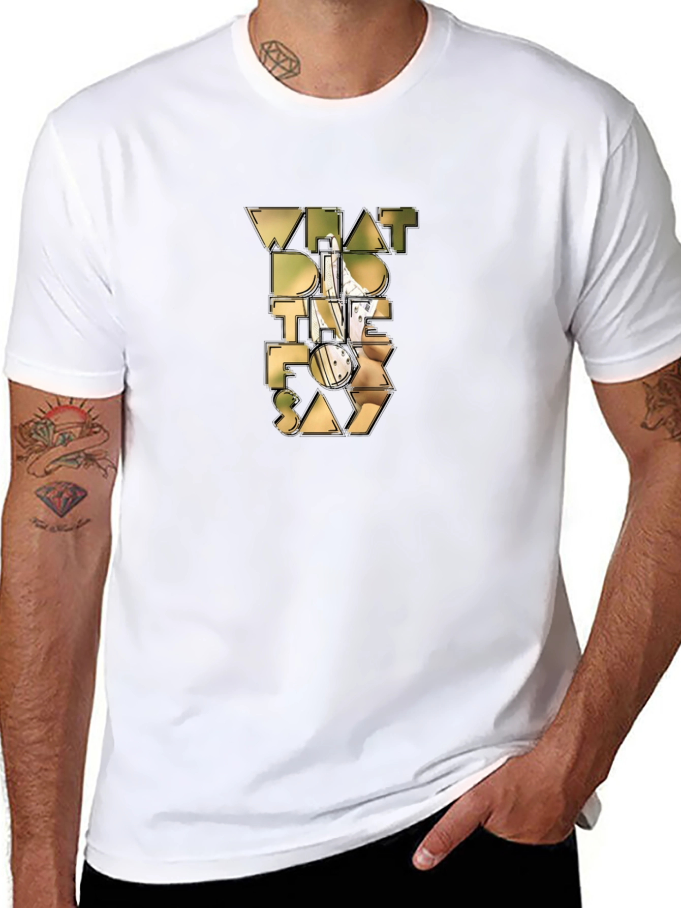 What Does the Fox Say T-Shirt - Unique Design