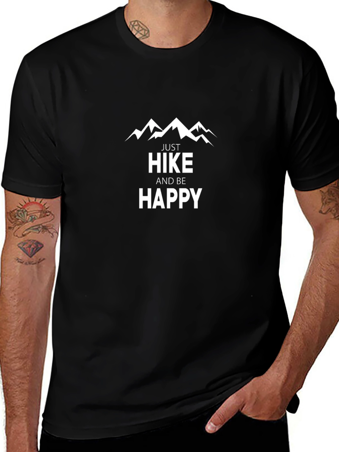 Hike and Be Happy Graphic Tee