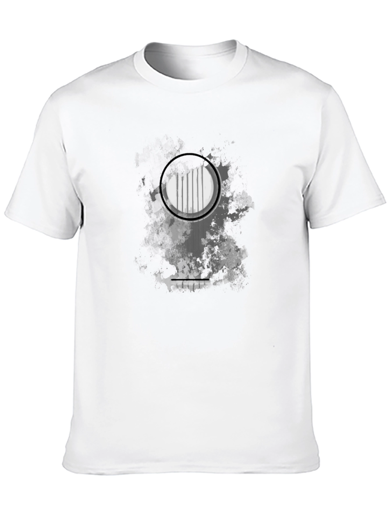 Abstract Guitar T-Shirt - Modern Graphic Tee