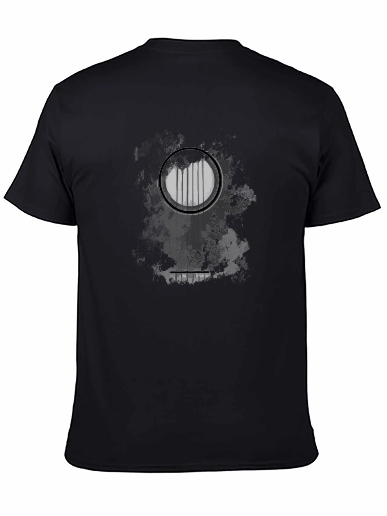 Abstract Guitar T-Shirt - Modern Graphic Tee