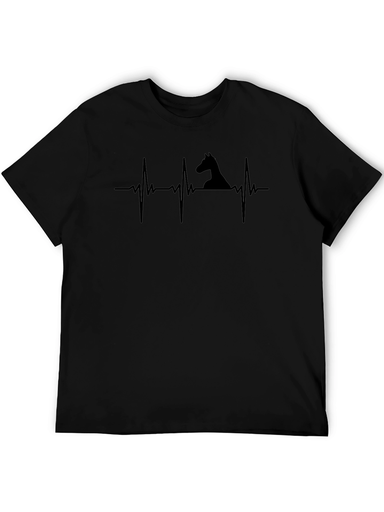 Horse Heartbeat T-Shirt - Equestrian Love Tee