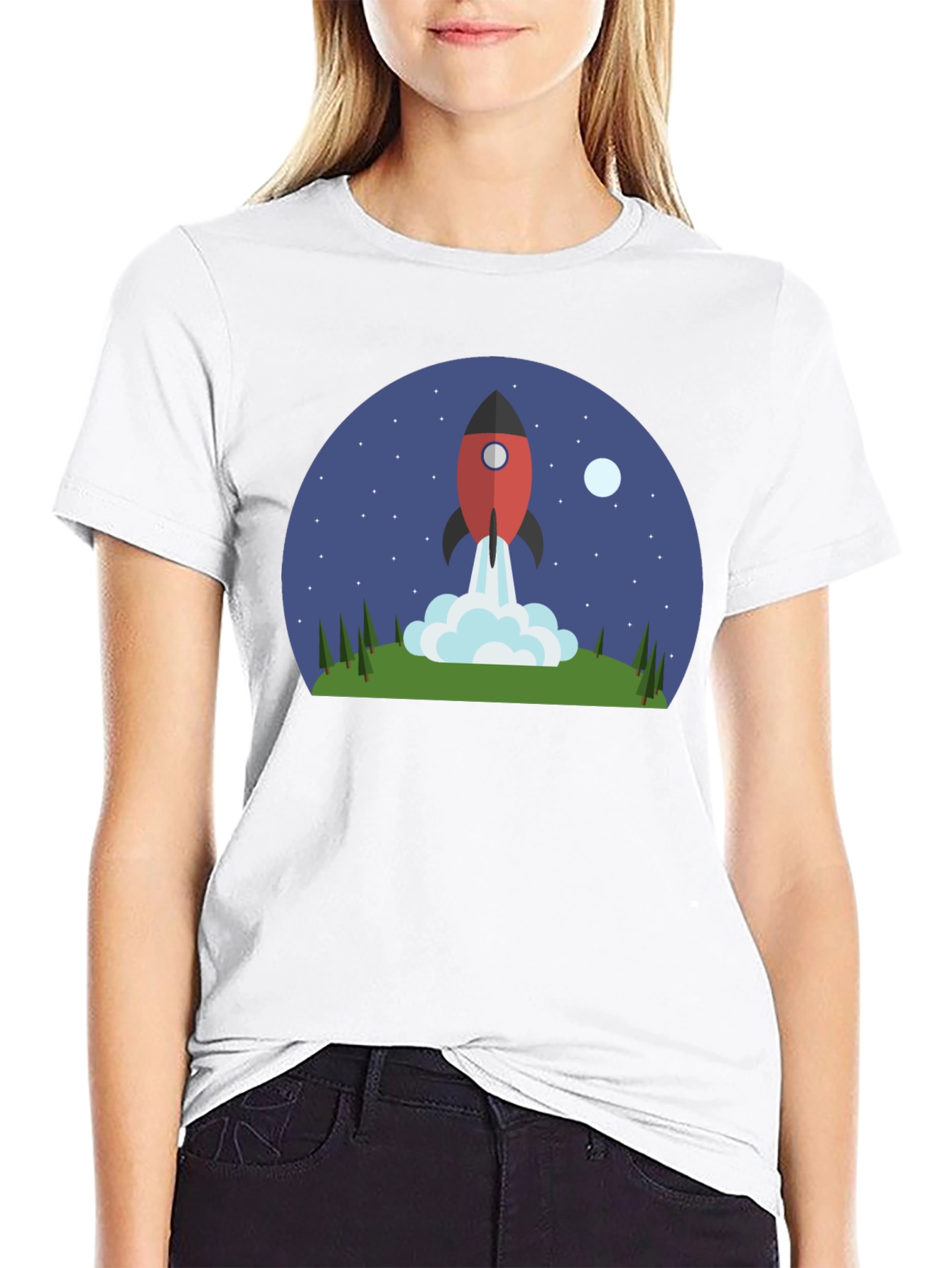 Rocket Launch T-Shirt - Space Adventure Tee