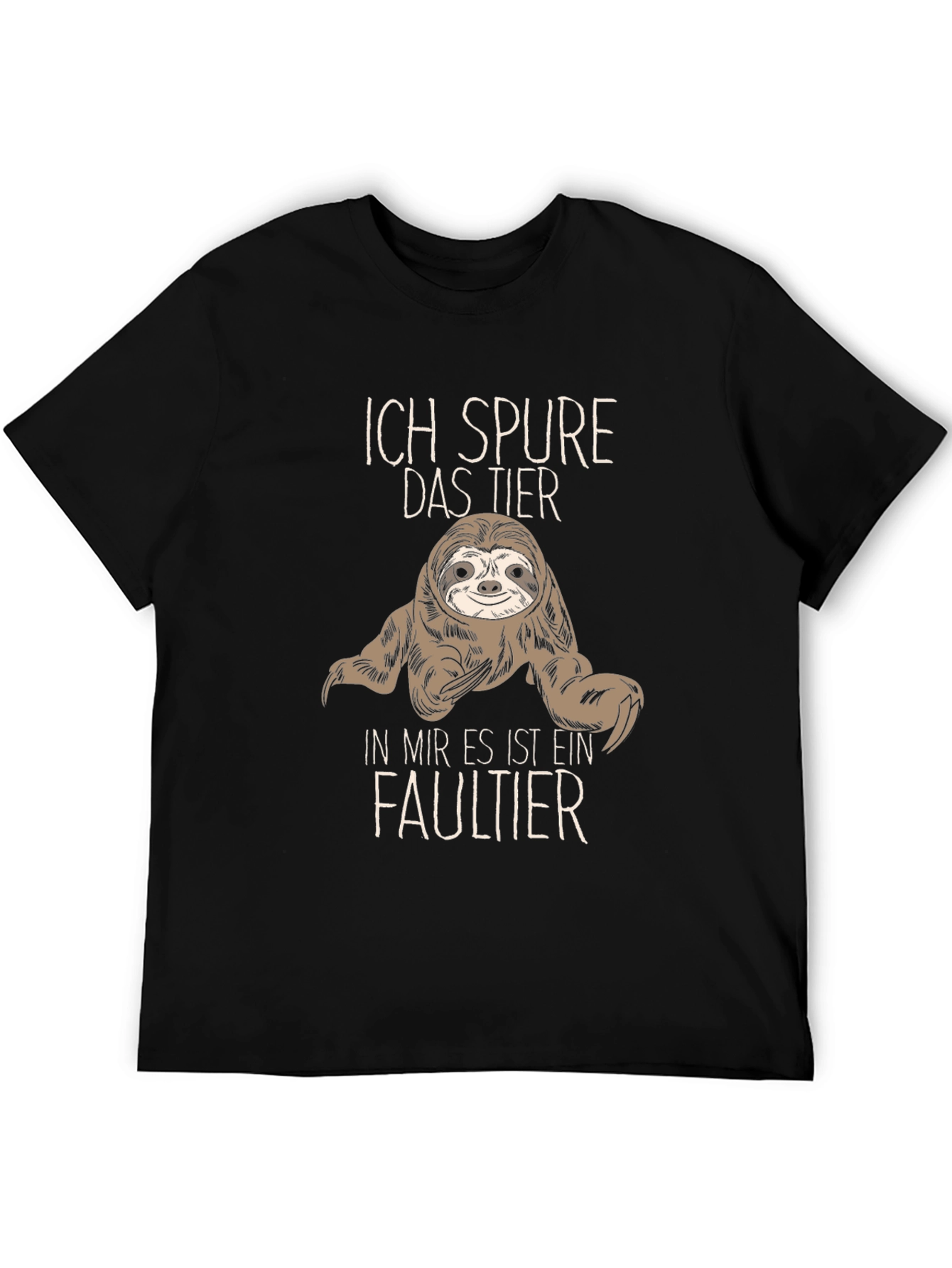 Ich Spure Das Tier Sloth Graphic T-Shirt