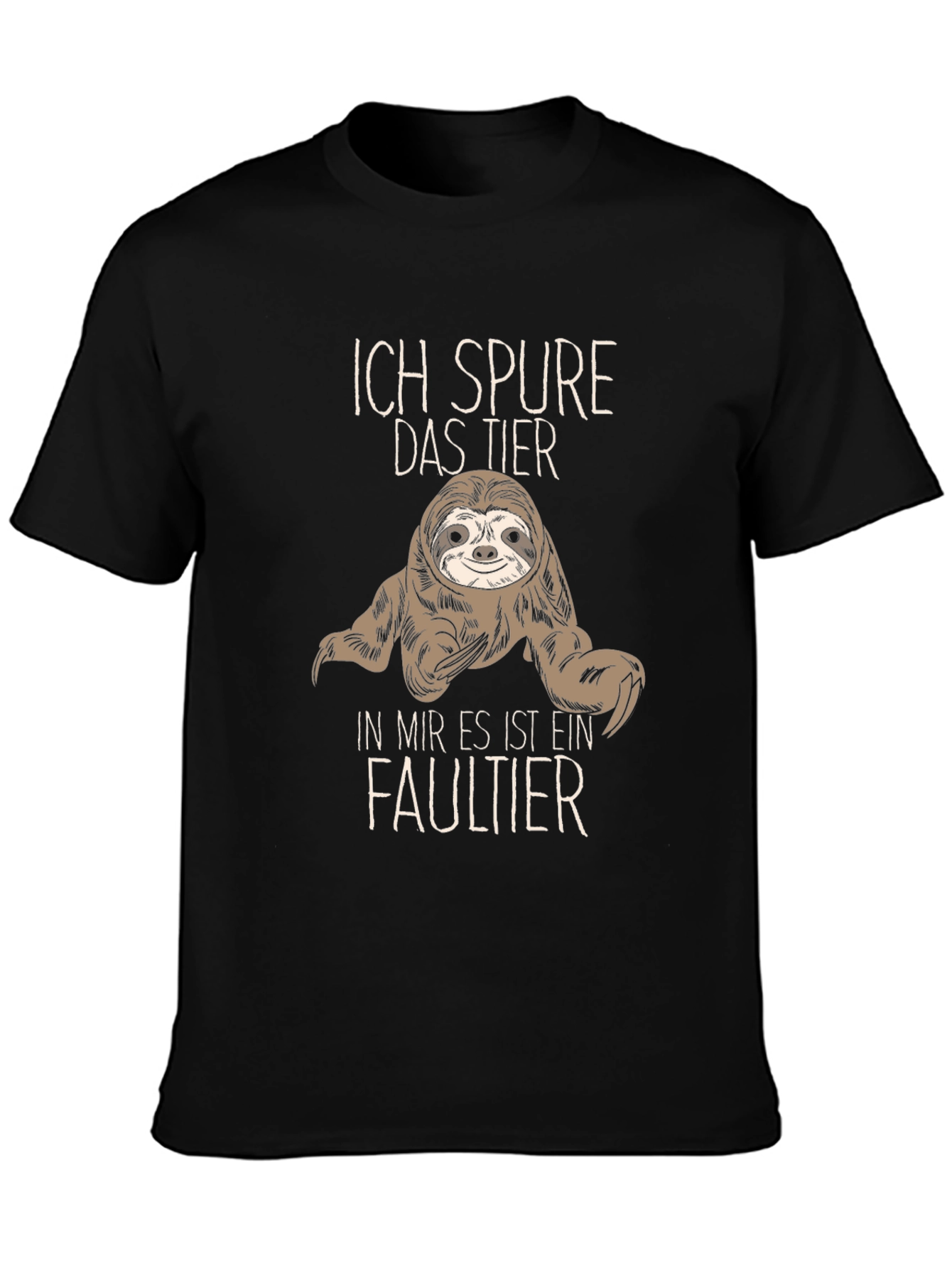 Ich Spure Das Tier Sloth Graphic T-Shirt