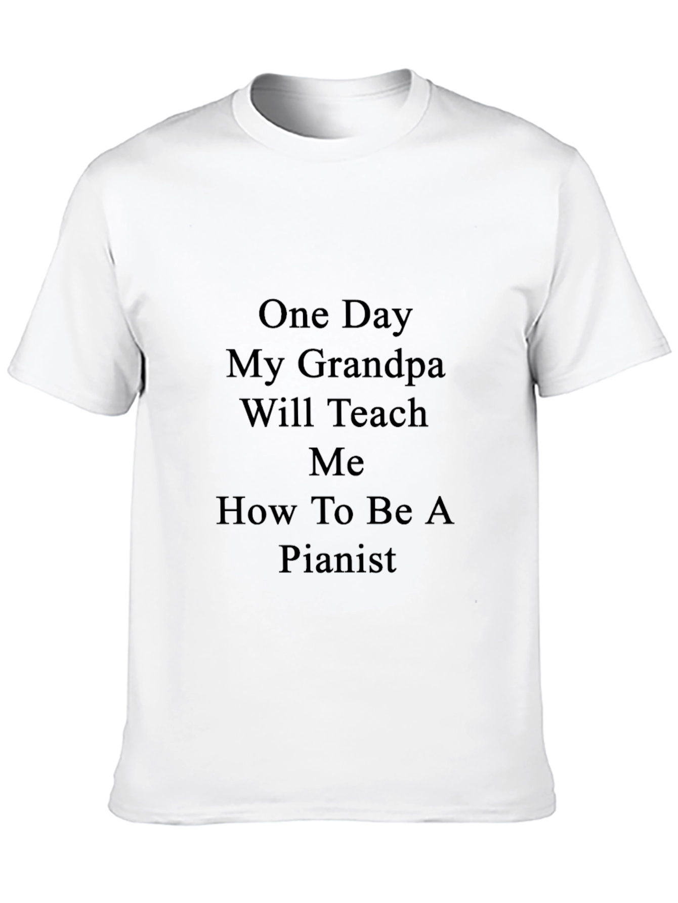 Grandpa Pianist T-Shirt - One Day