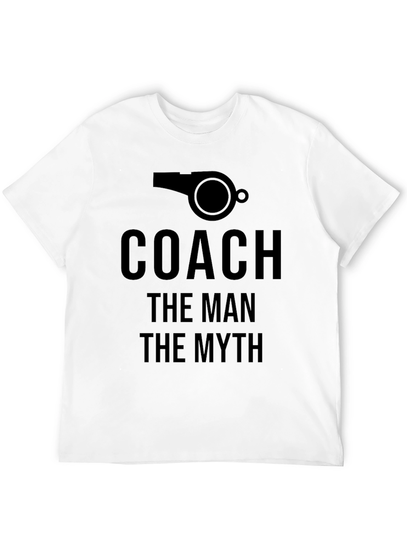 Coach: The Man The Myth Black T-Shirt