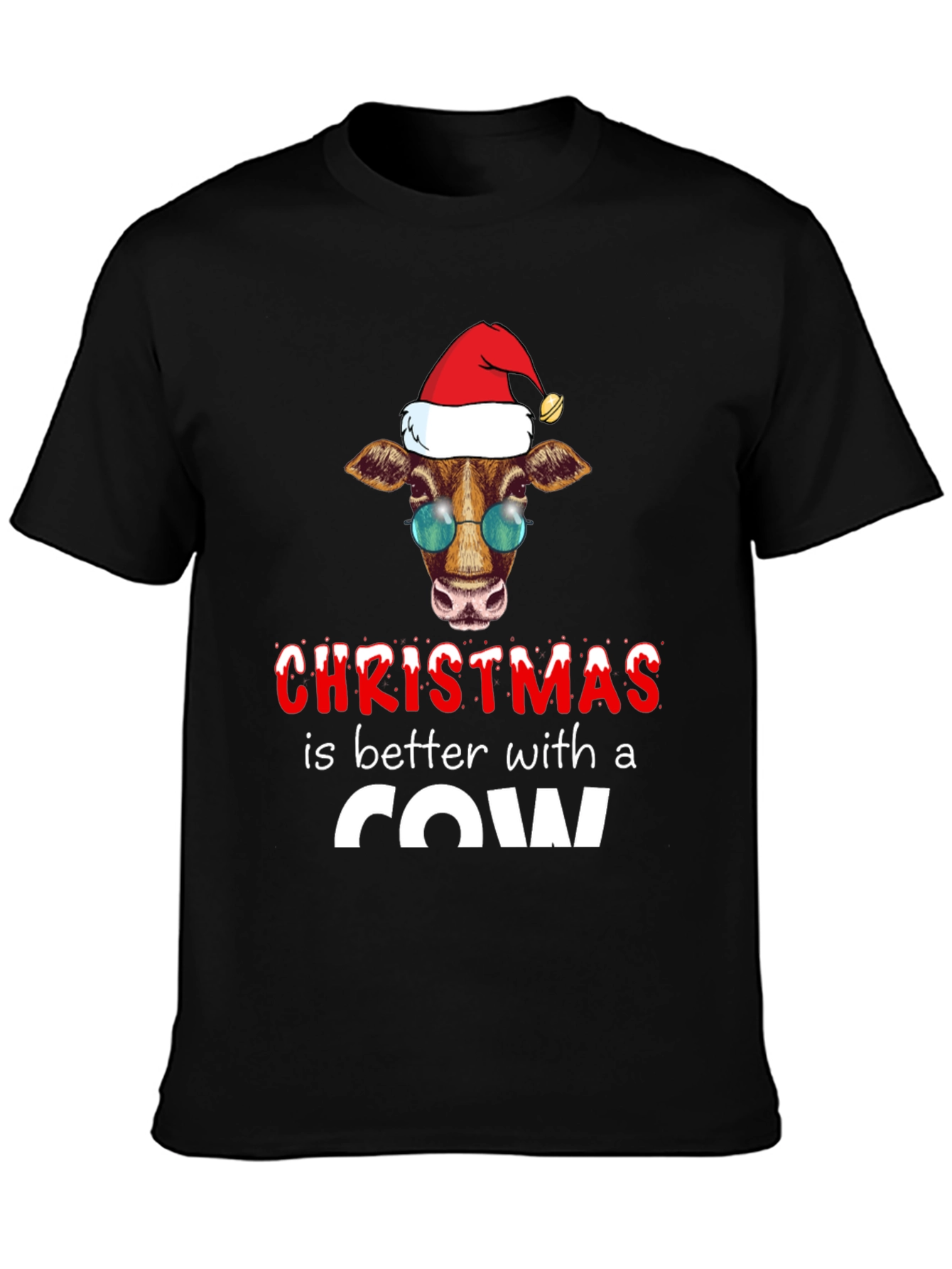 Christmas Cow T-Shirt