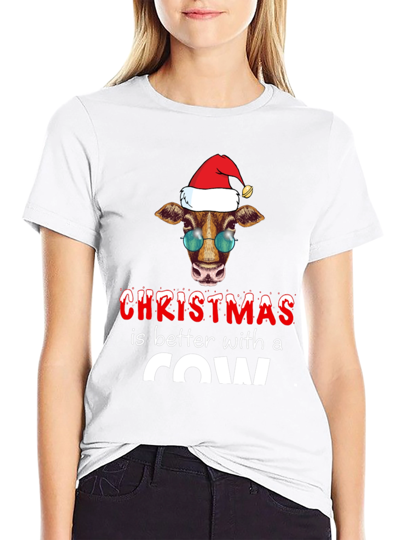 Christmas Cow T-Shirt