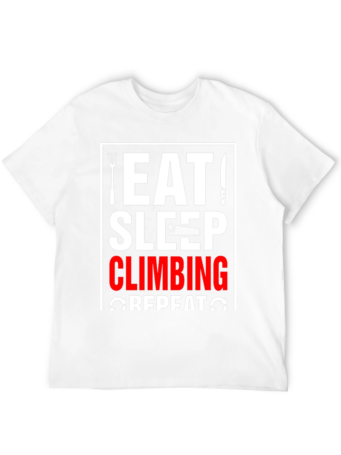 Eat Sleep Climbing Repeat Graphic Tee