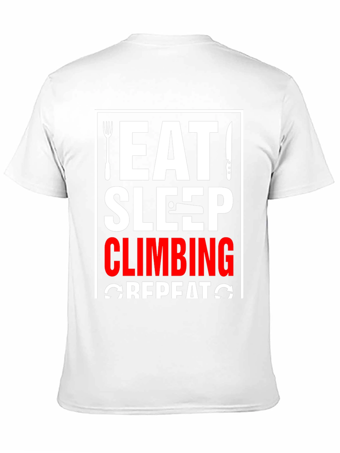 Eat Sleep Climbing Repeat Graphic Tee