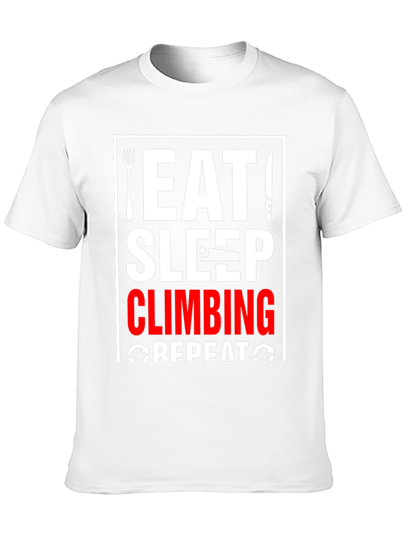 Eat Sleep Climbing Repeat Graphic Tee