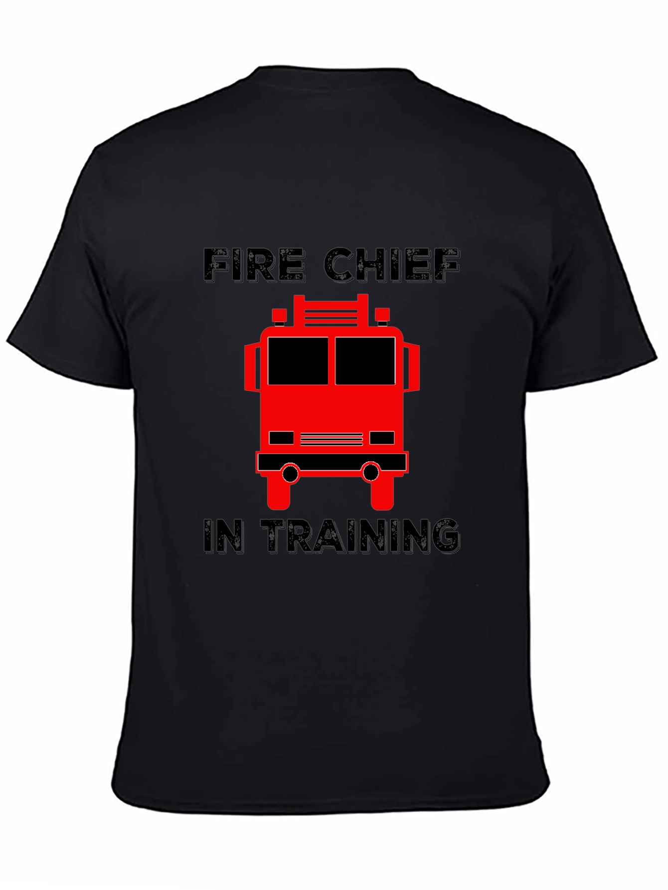 Fire Chief In Training T-Shirt Firetruck Graphic Tee
