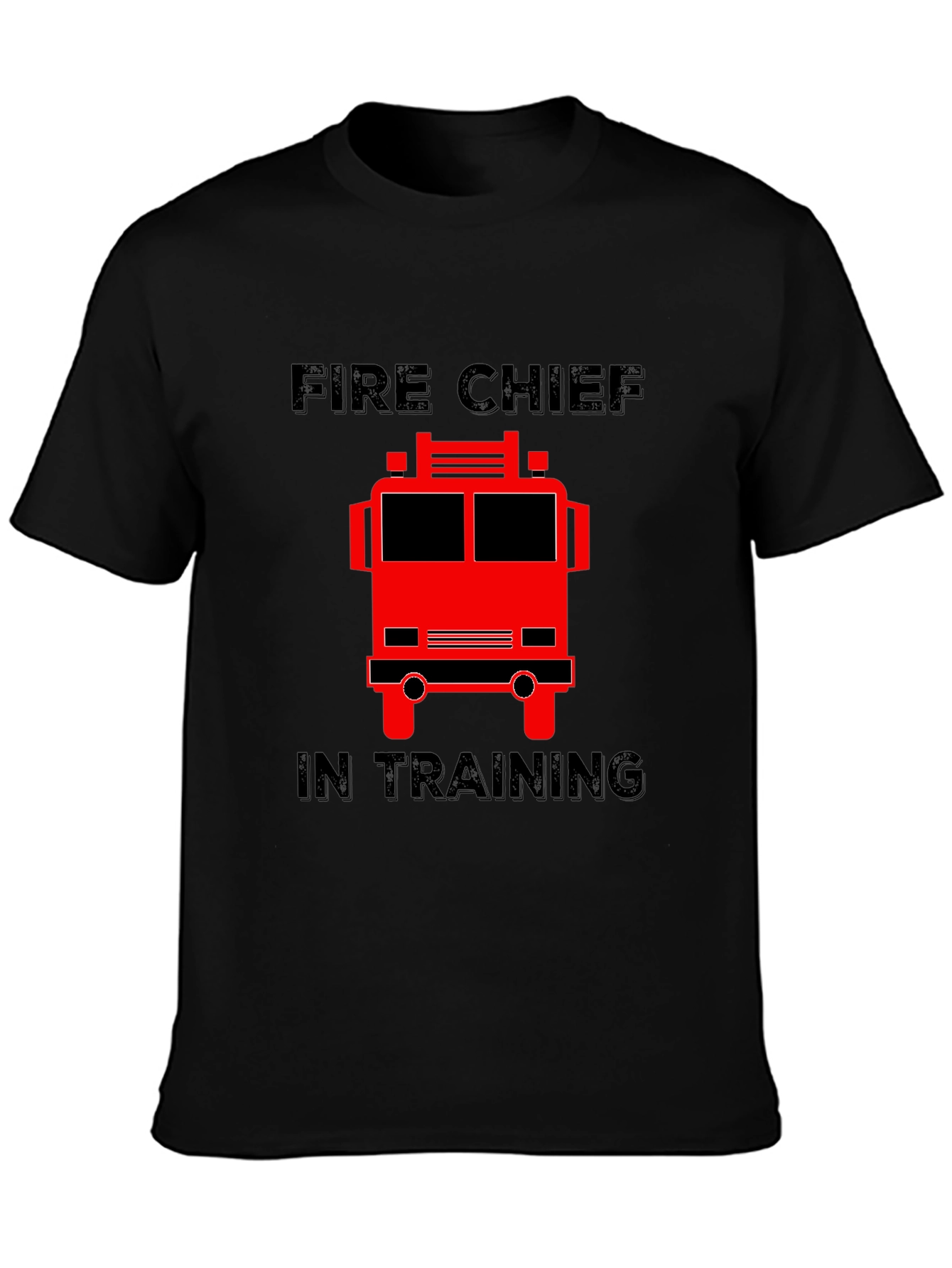 Fire Chief In Training T-Shirt Firetruck Graphic Tee