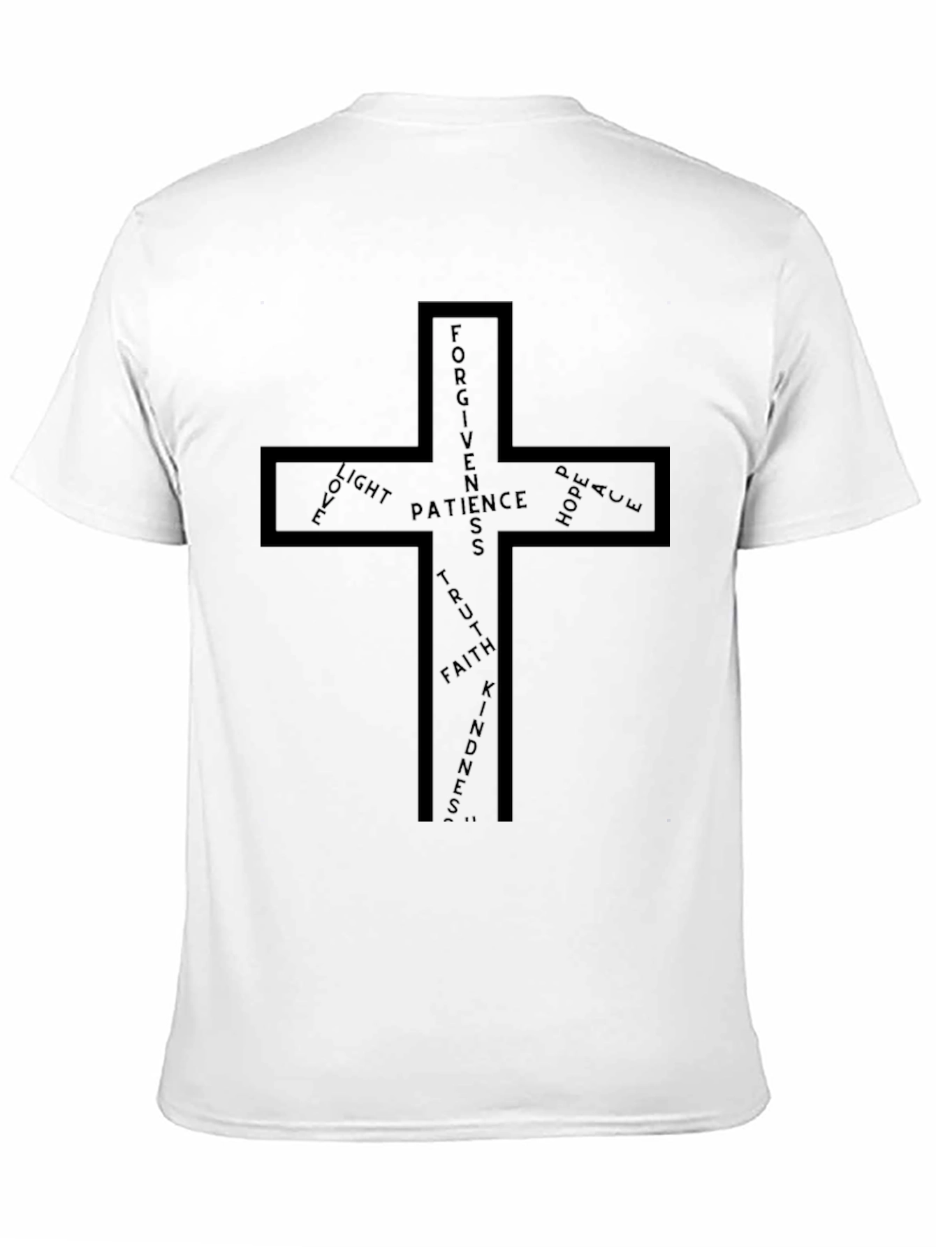 Faith-Inspired Cross Graphic T-Shirt