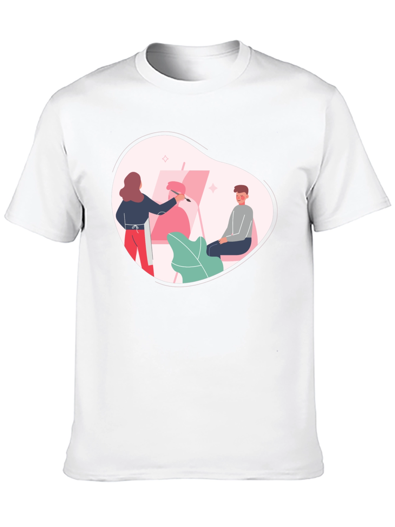 Artist Painting T-Shirt - Creative Graphic Tee