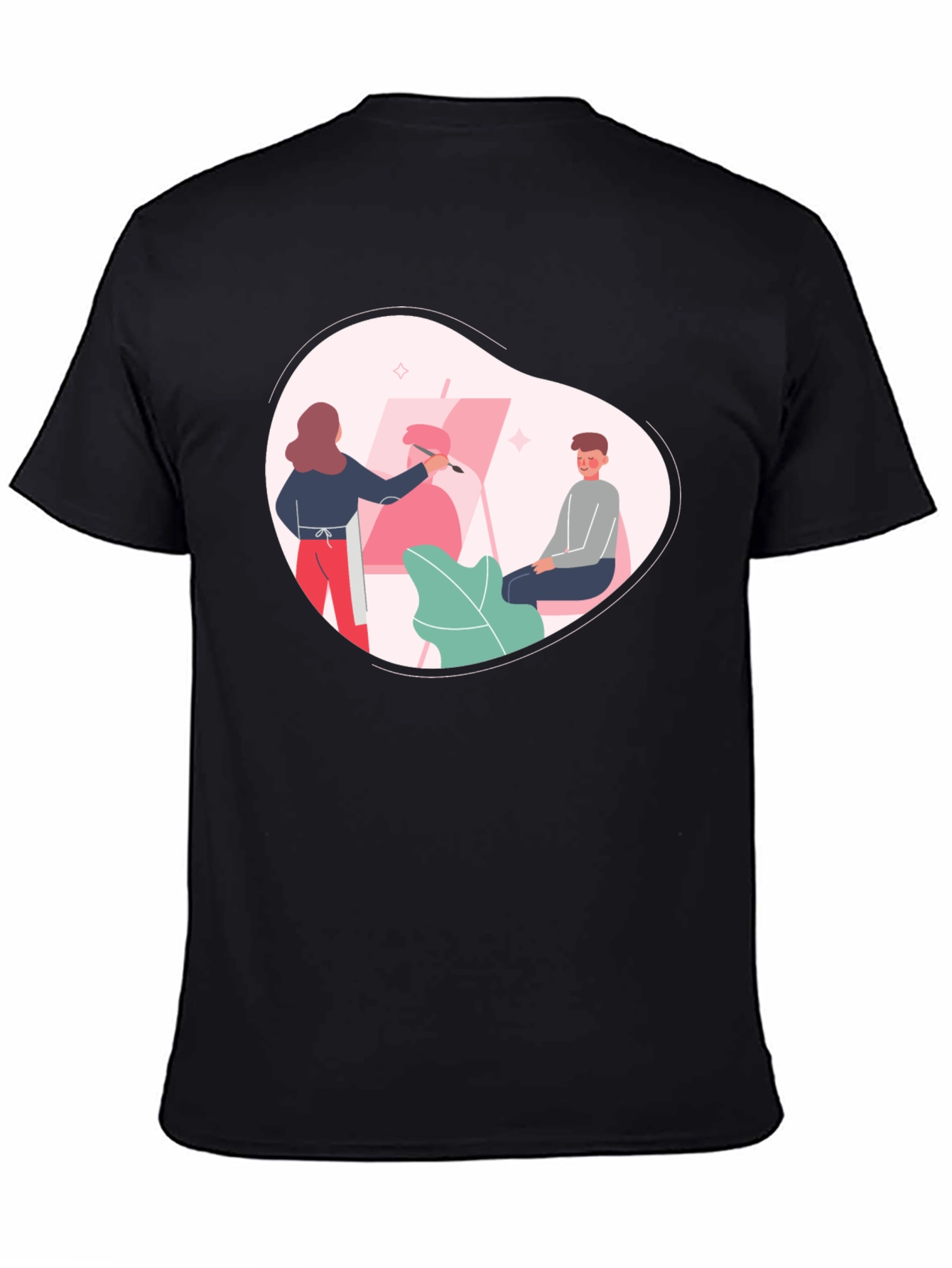 Artist Painting T-Shirt - Creative Graphic Tee