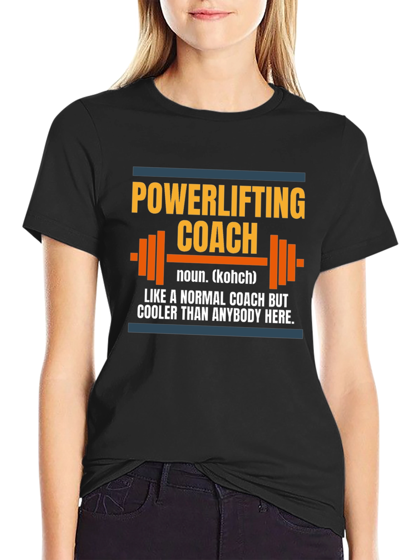 Powerlifting Coach T-Shirt - Funny Gym Workout Tee
