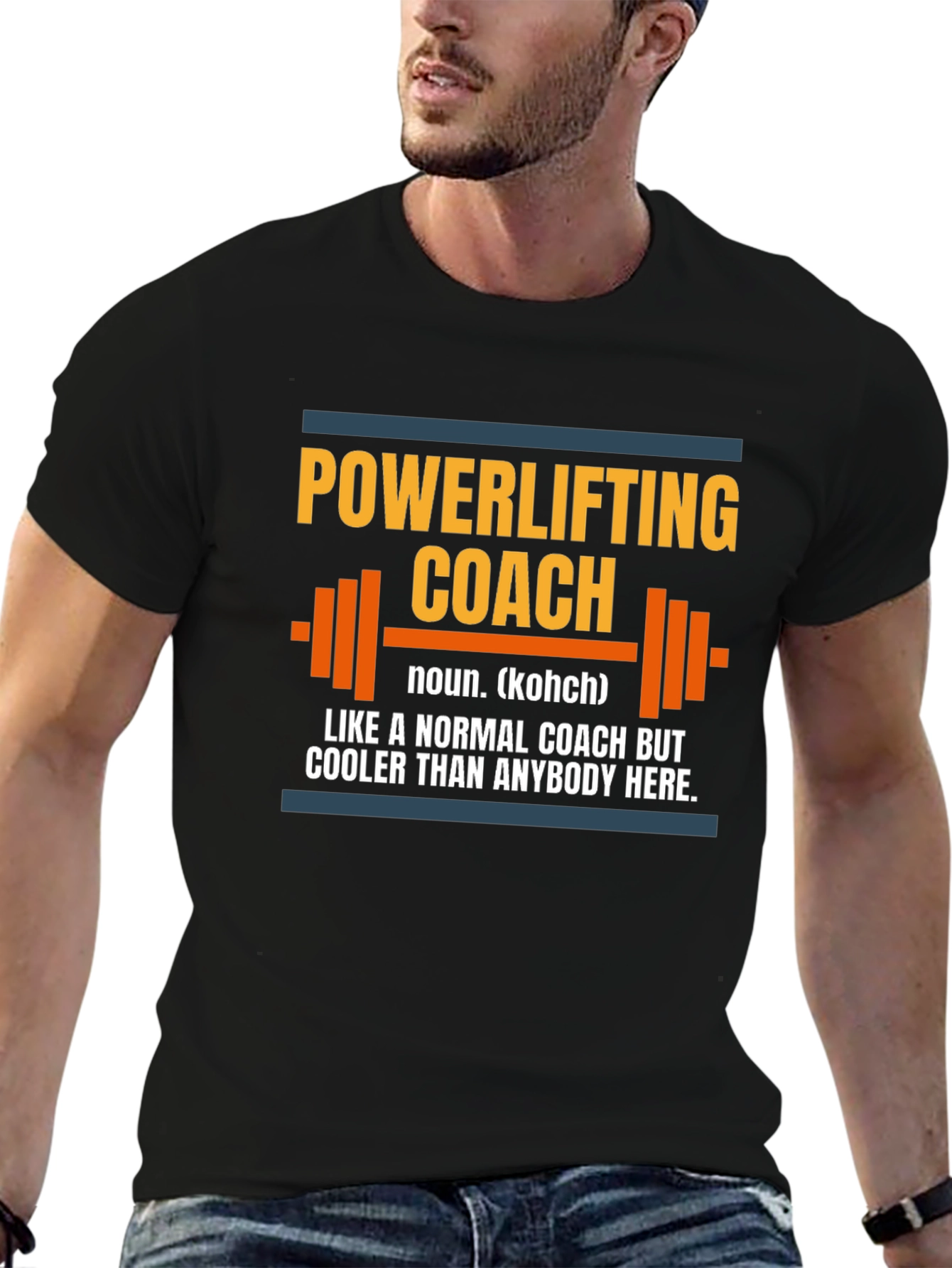 Powerlifting Coach T-Shirt - Funny Gym Workout Tee