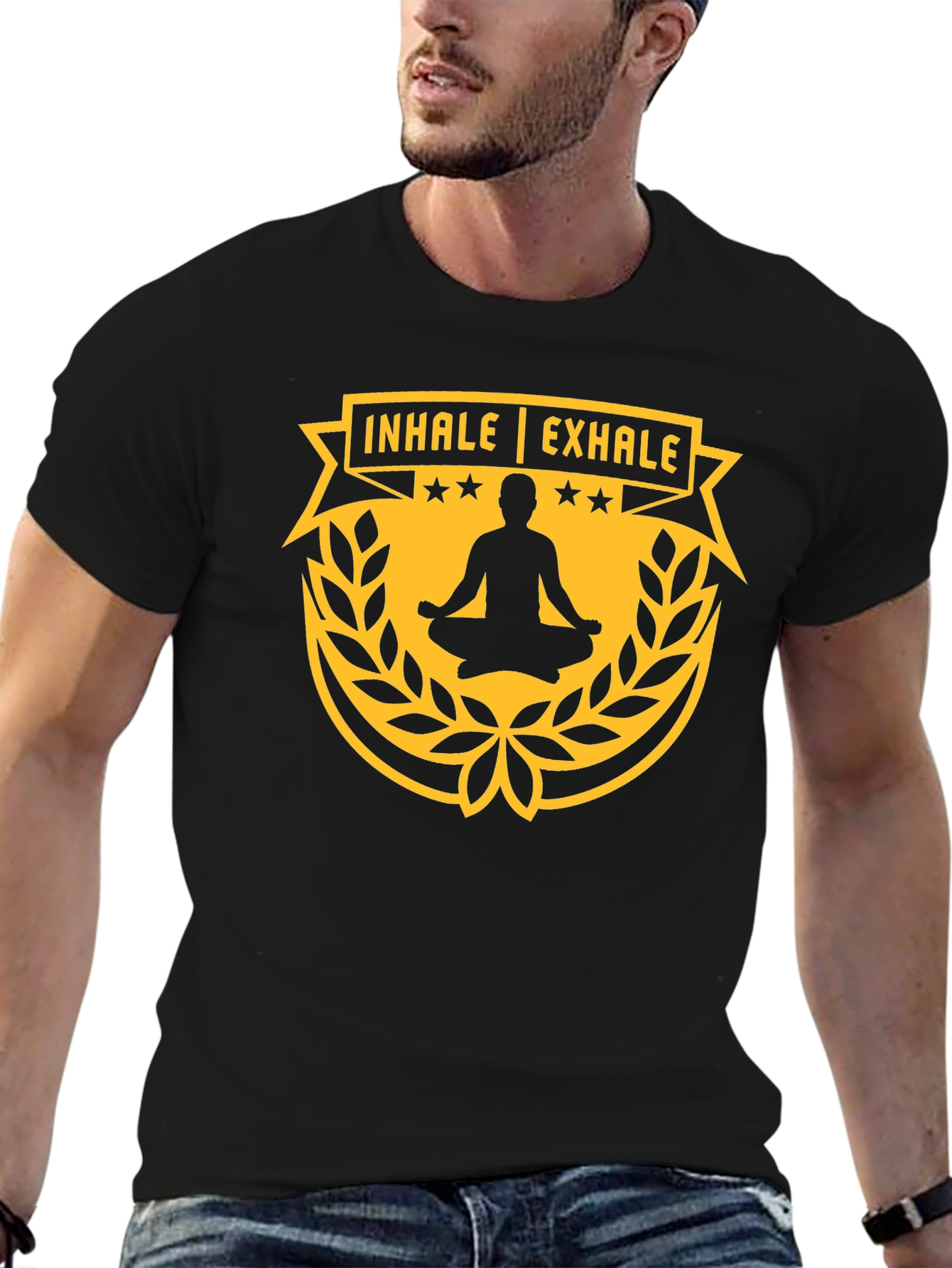Inhale Exhale Yoga Meditation T-Shirt