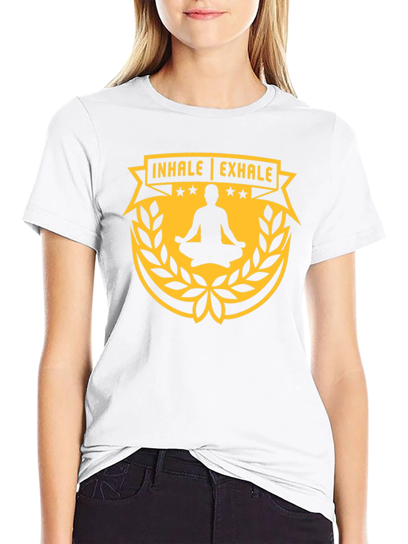 Inhale Exhale Yoga Meditation T-Shirt