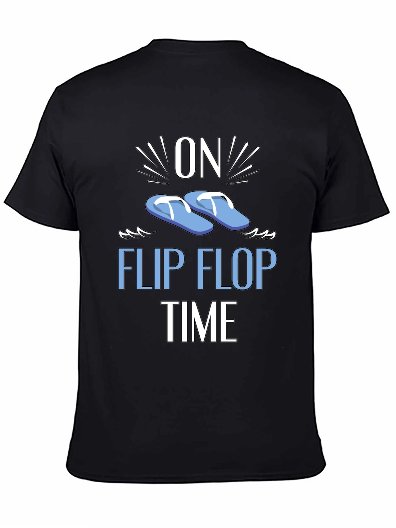On Flip Flop Time Graphic T-Shirt