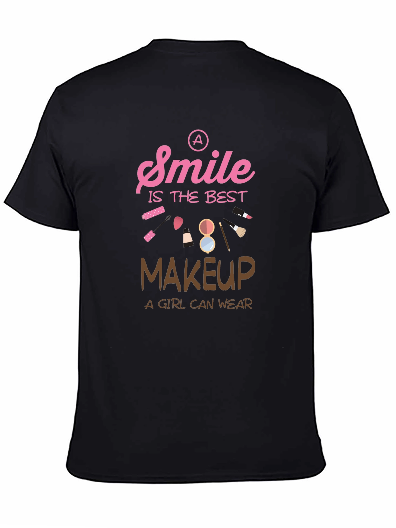 Smile is The Best Makeup Graphic T-Shirt