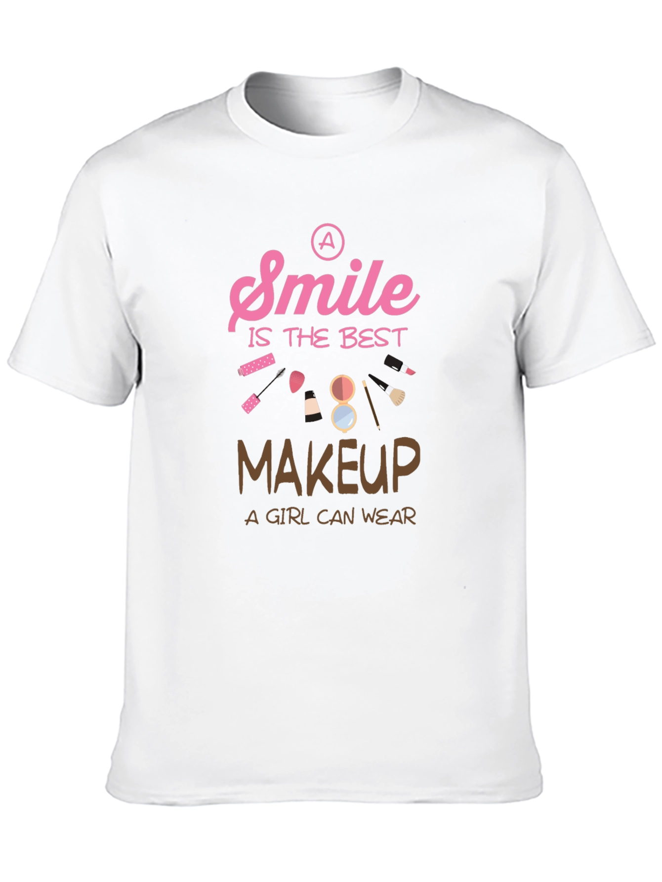 Smile is The Best Makeup Graphic T-Shirt