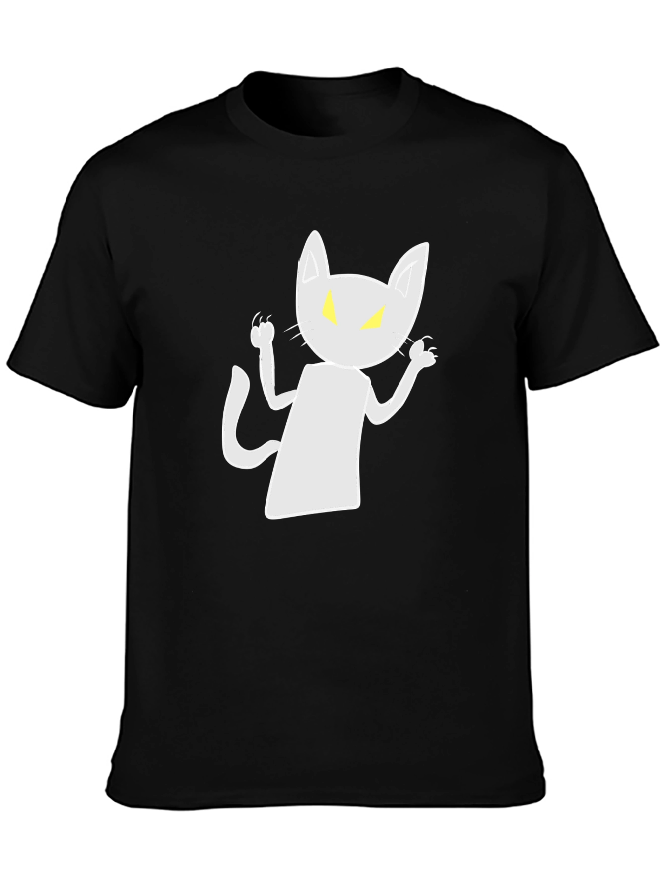 Spooky Cat Graphic Tee - Halloween T-Shirt