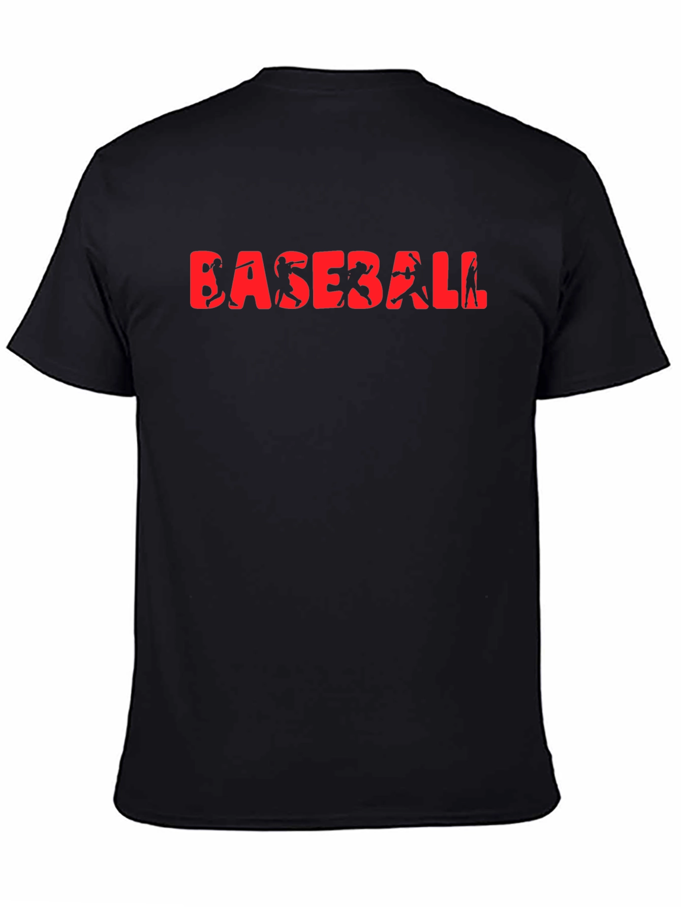 Baseball Graphic Tee - Black T-Shirt