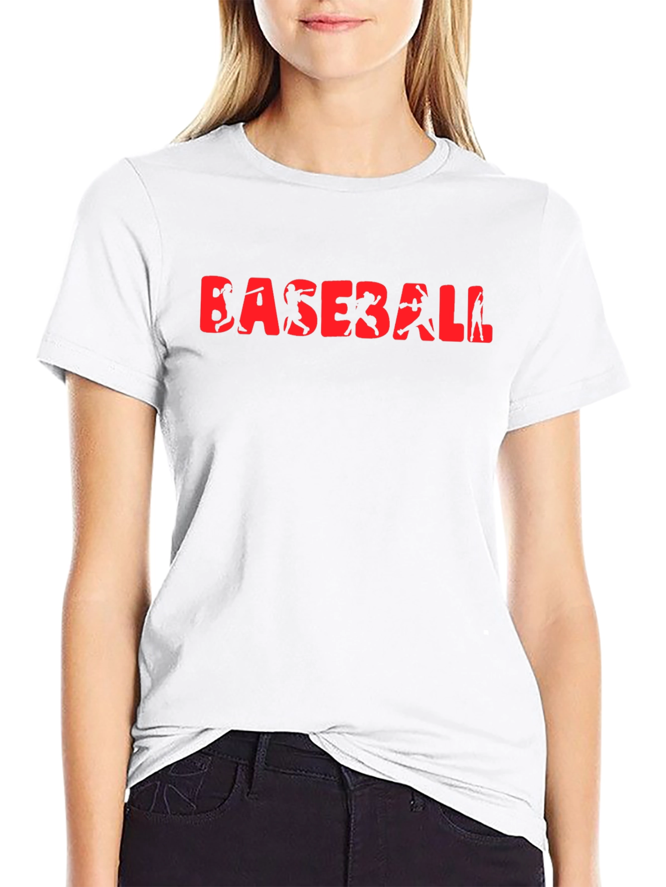 Baseball Graphic Tee - Black T-Shirt