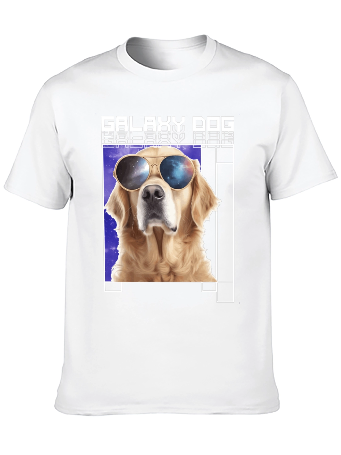 Galaxy Dog T-Shirt - Cool Canine in Space Shades