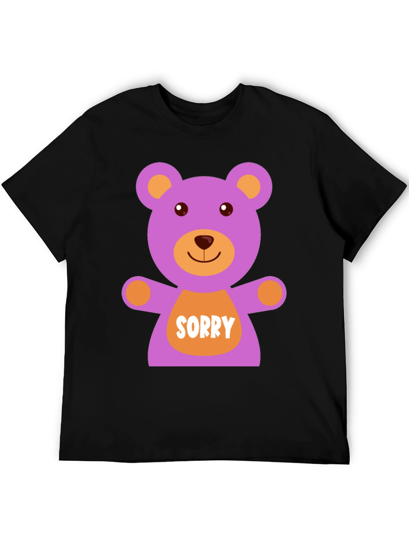Sorry Bear Graphic T-Shirt - Cute Apology Gift