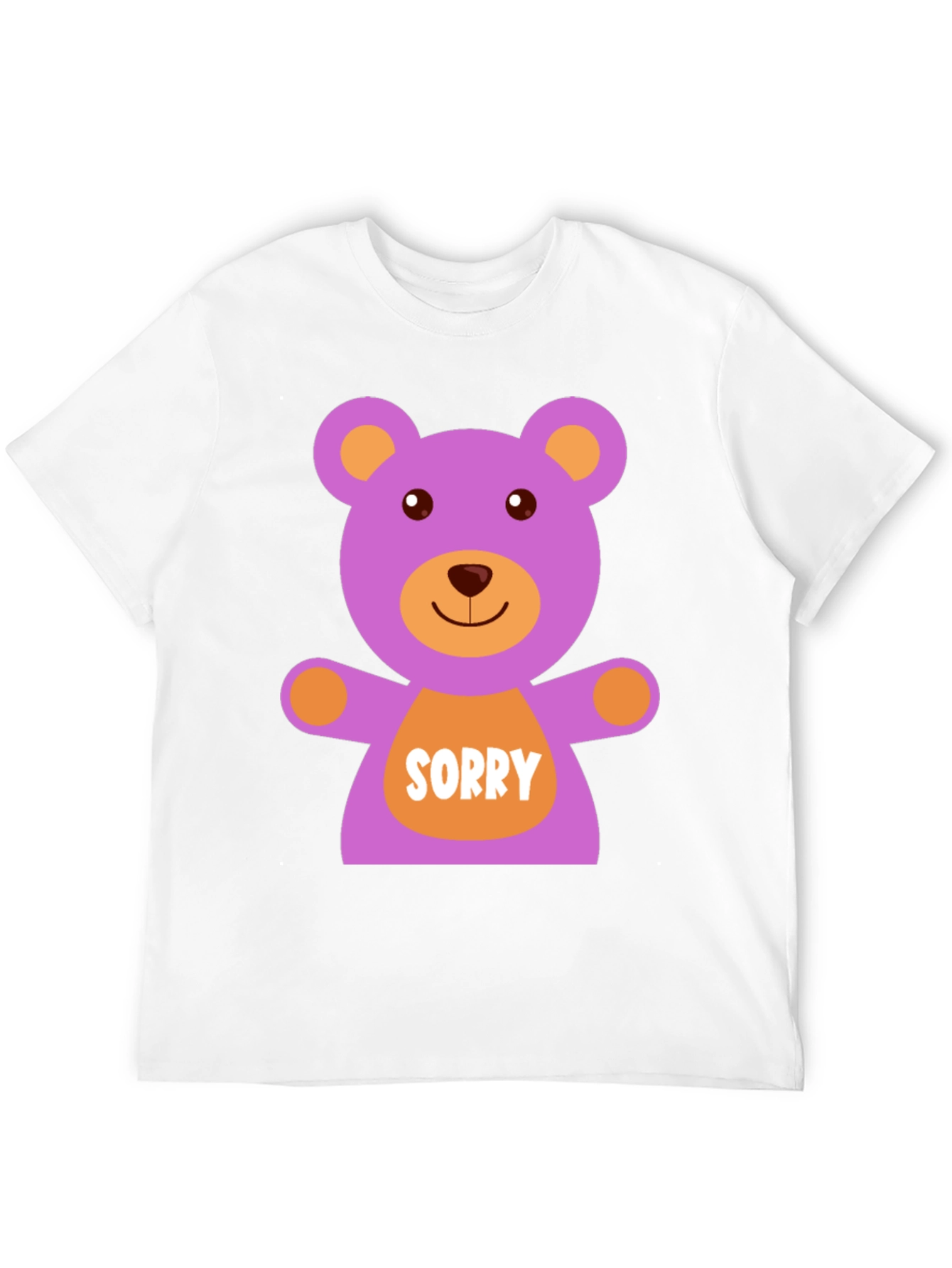 Sorry Bear Graphic T-Shirt - Cute Apology Gift