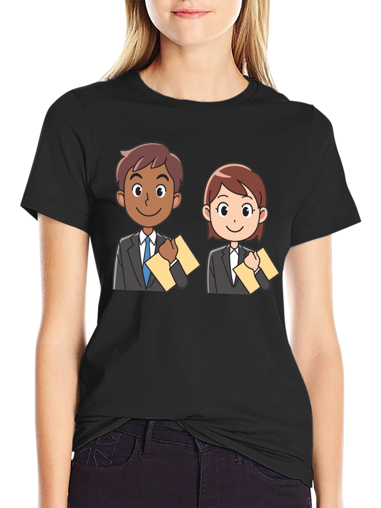 Business Ready Cartoon T-Shirt