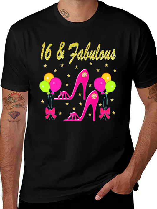 16 & Fabulous Birthday Tee