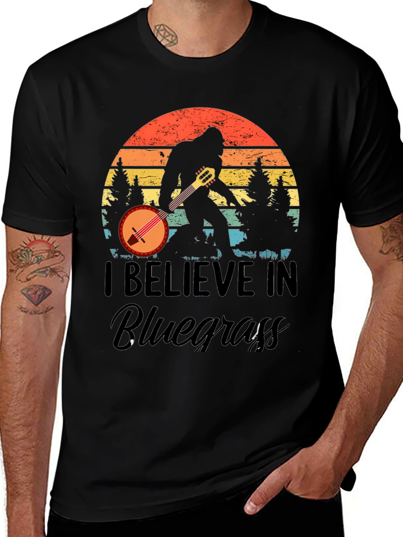 Bluegrass Bigfoot Graphic T-Shirt