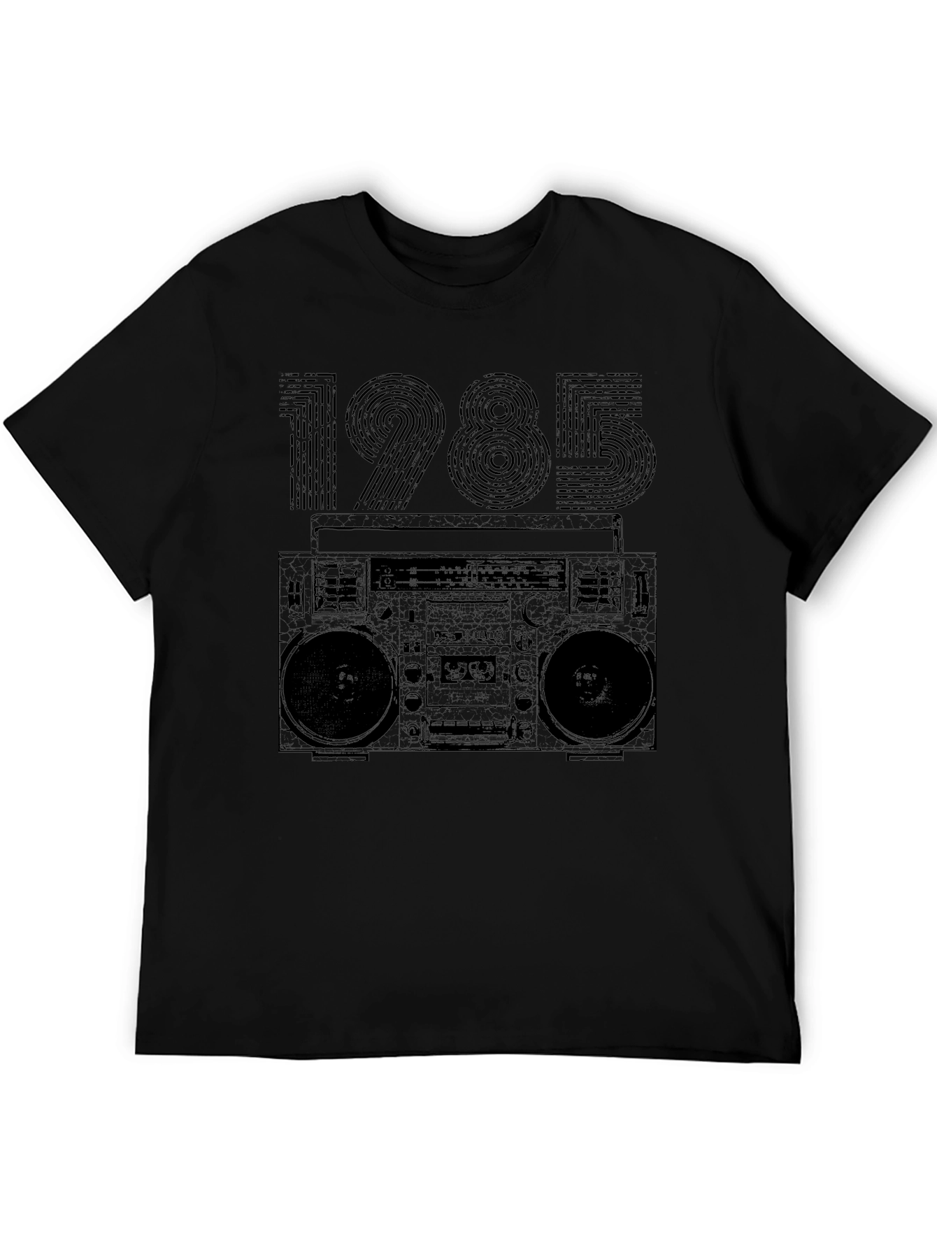 Retro 1985 Boombox T-Shirt - Classic 80s Style!