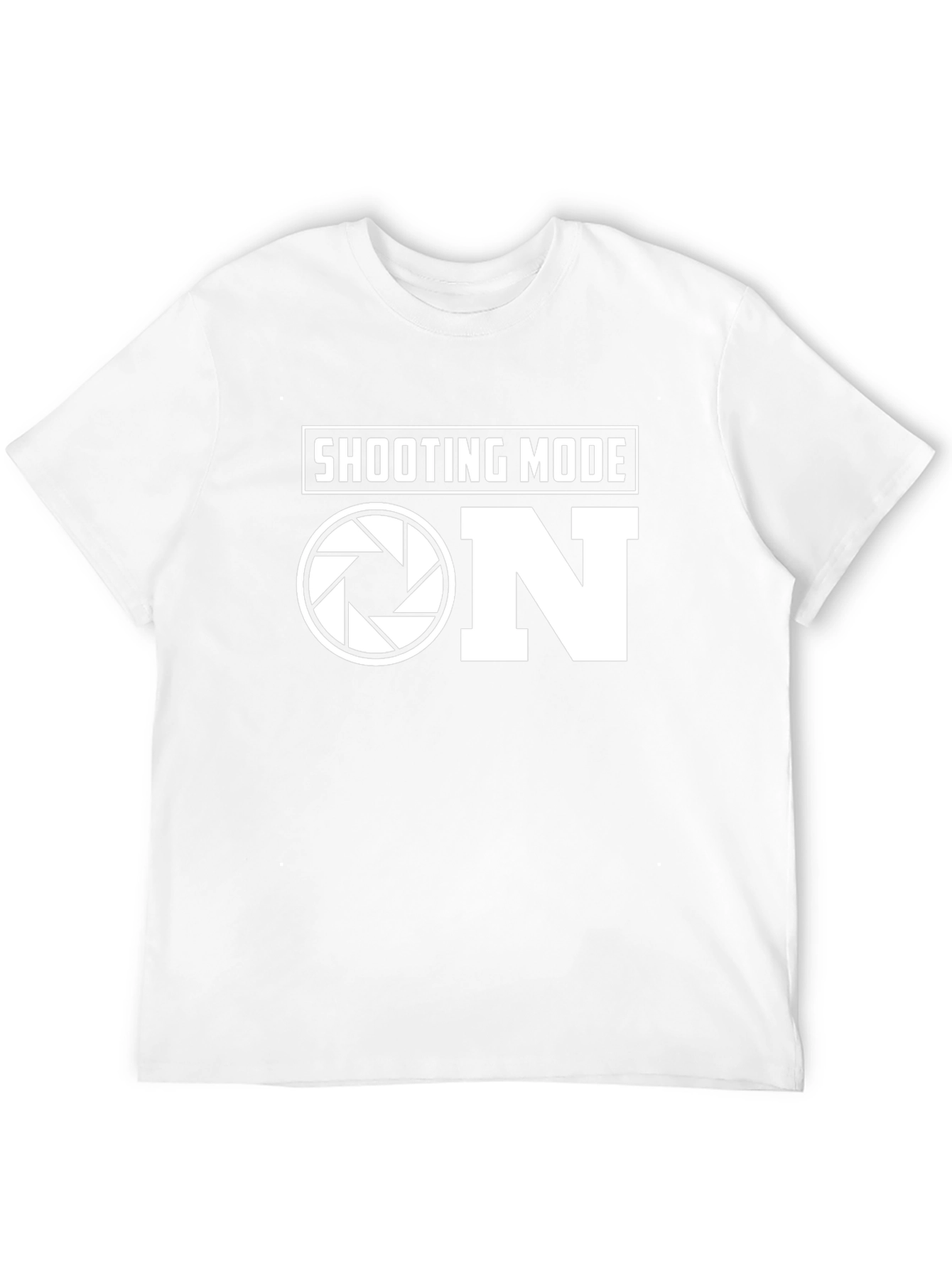 Shooting Mode ON Photography T-Shirt - Black