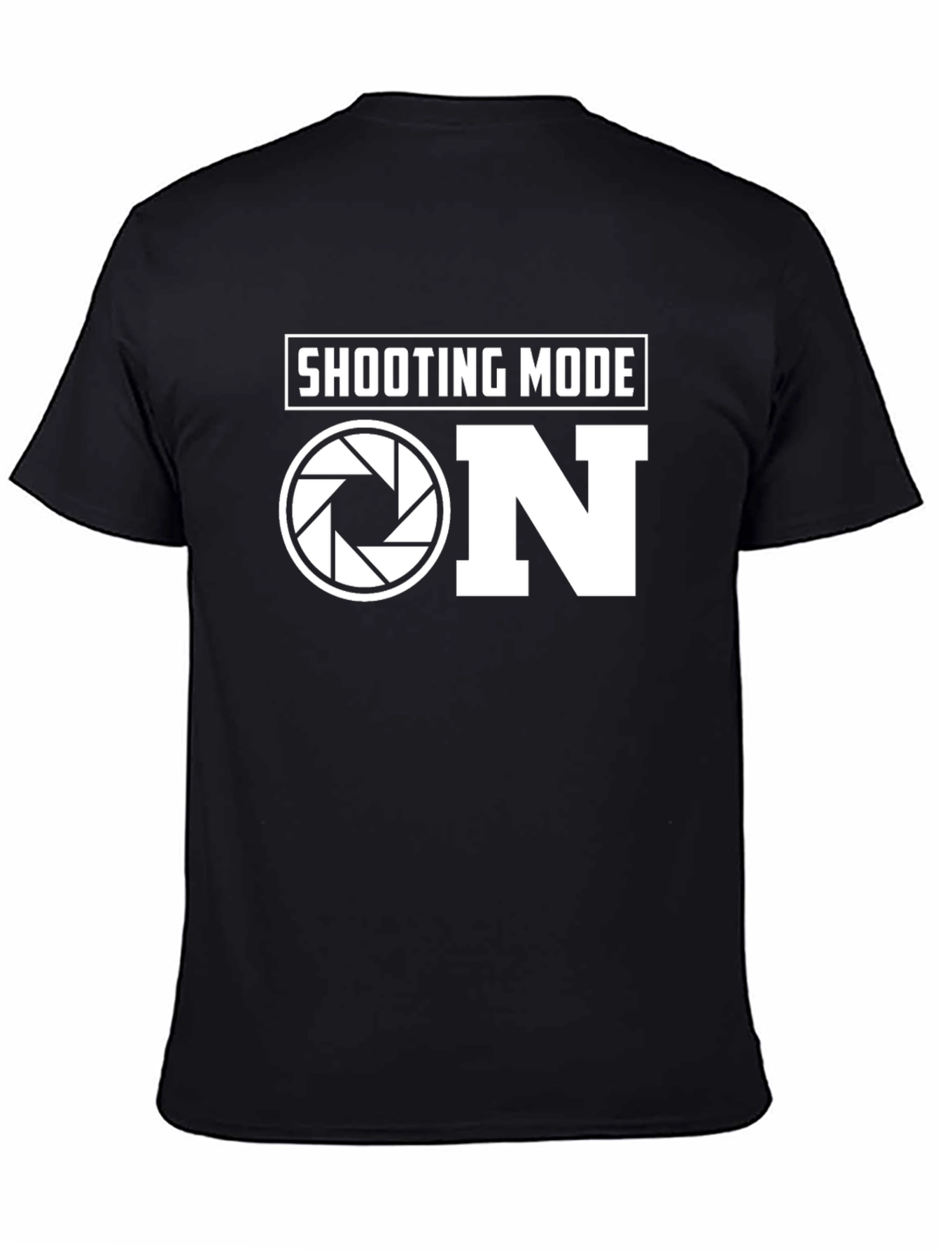 Shooting Mode ON Photography T-Shirt - Black
