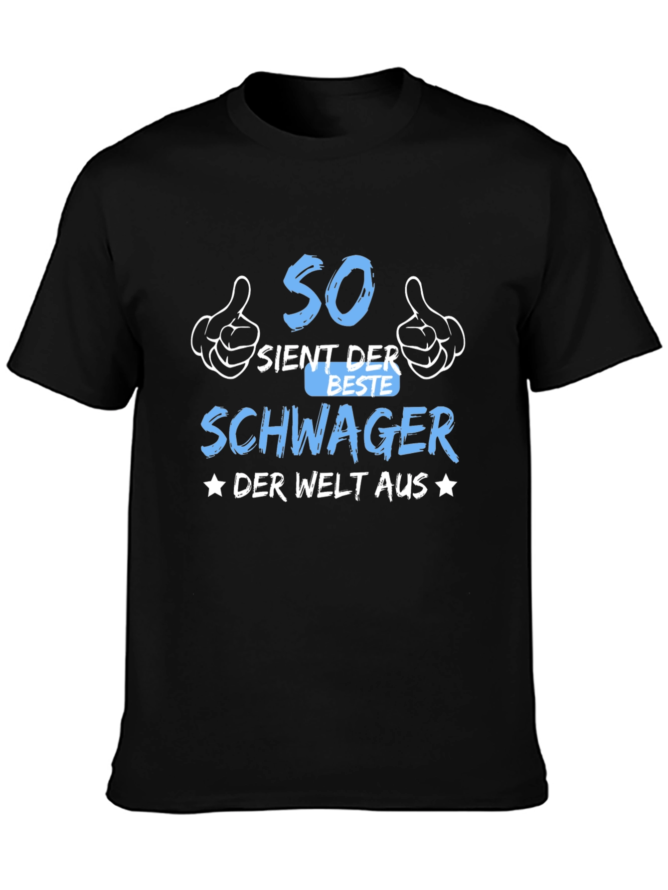 Best Brother-in-Law T-Shirt - Black Crew Neck Tee