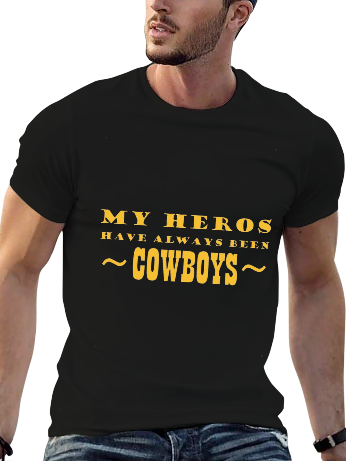 My Heroes Have Always Been Cowboys Graphic Tee