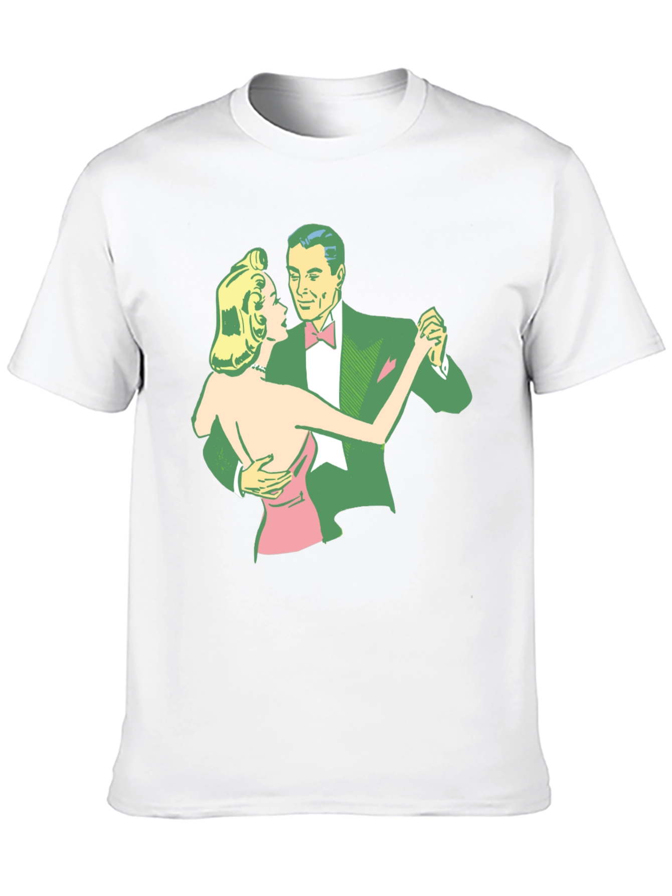 Retro Dance T-Shirt - Black Cotton Tee