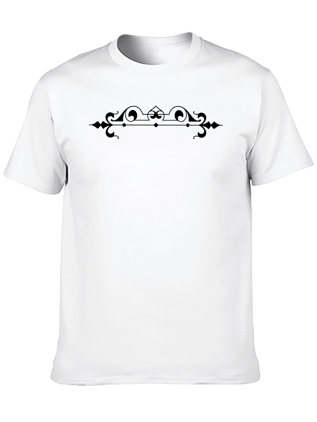 Elegant Black Embellished T-Shirt
