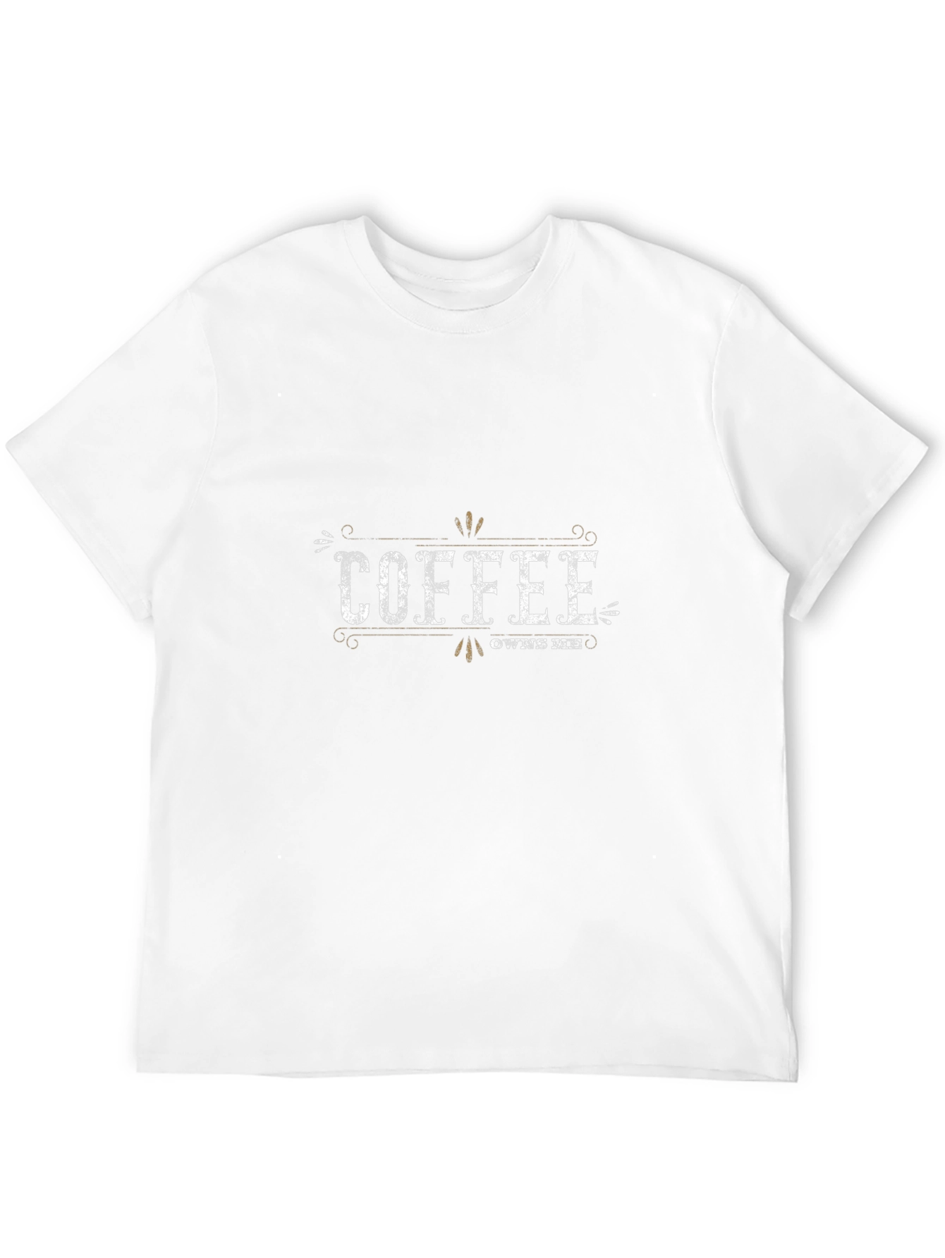 Coffee Owns Me Black T-Shirt