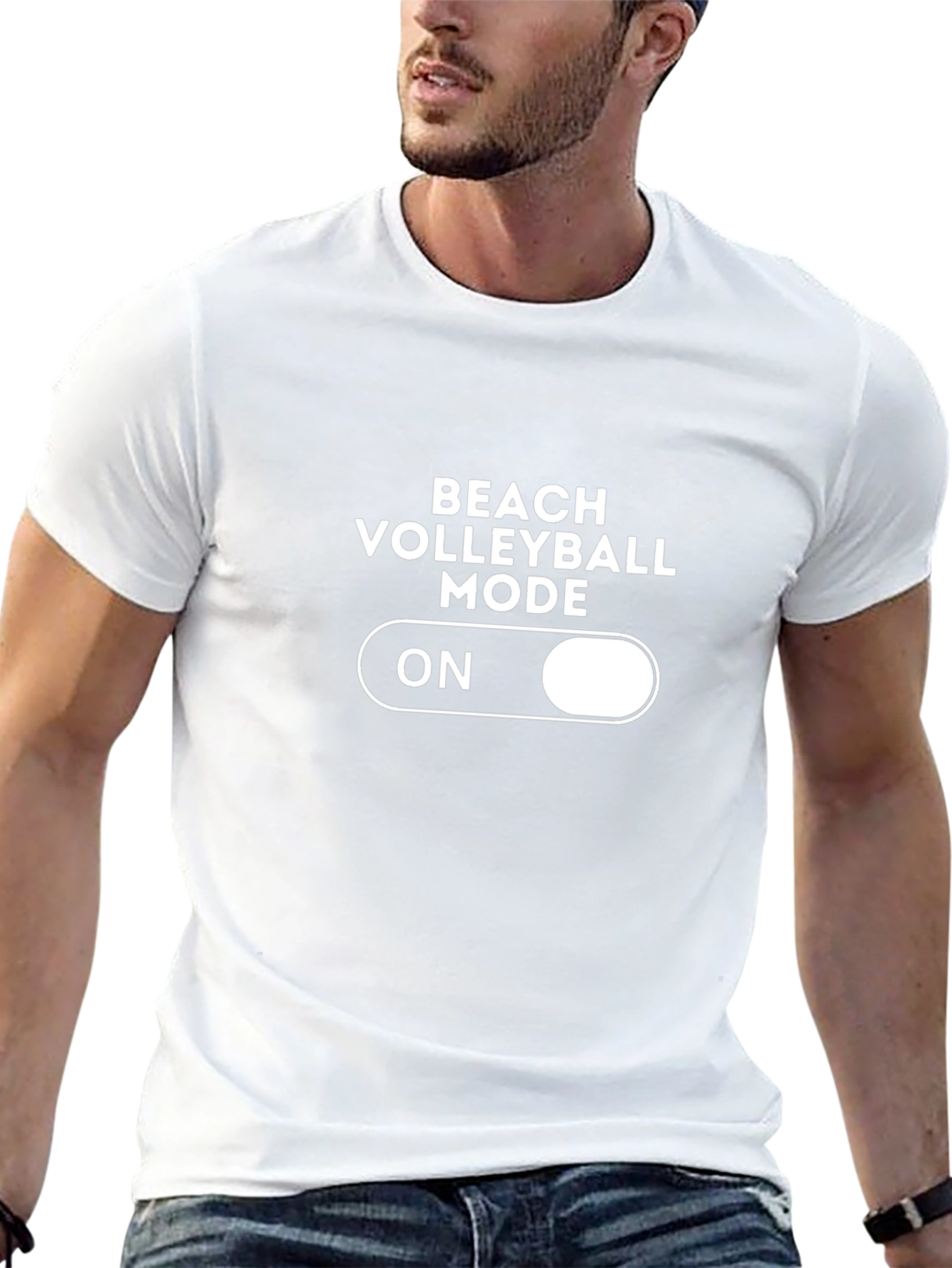 Beach Volleyball Mode ON Graphic Tee