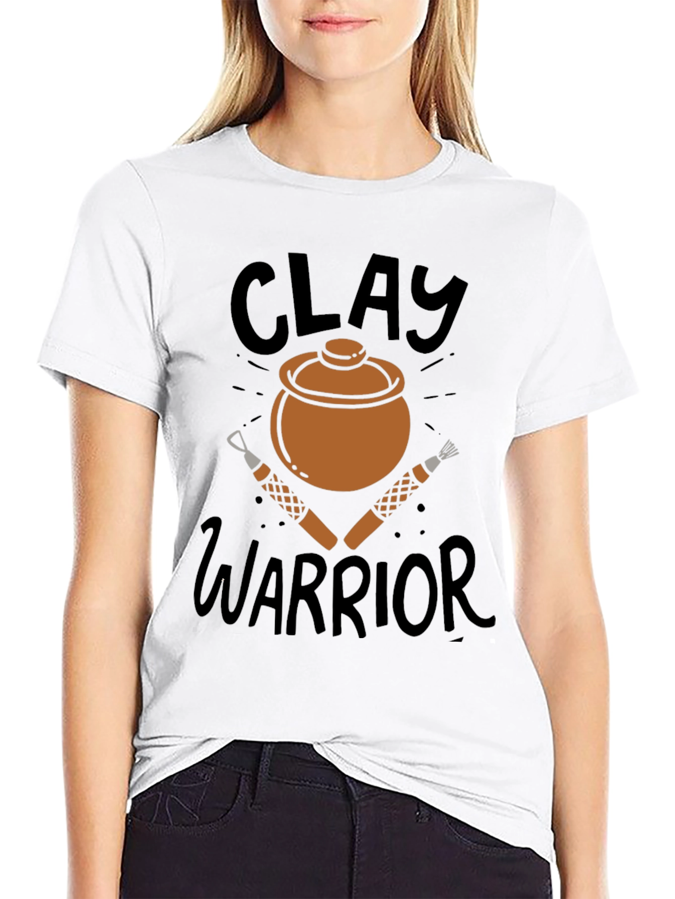Clay Warrior Graphic Tee - Pottery Lovers T-Shirt