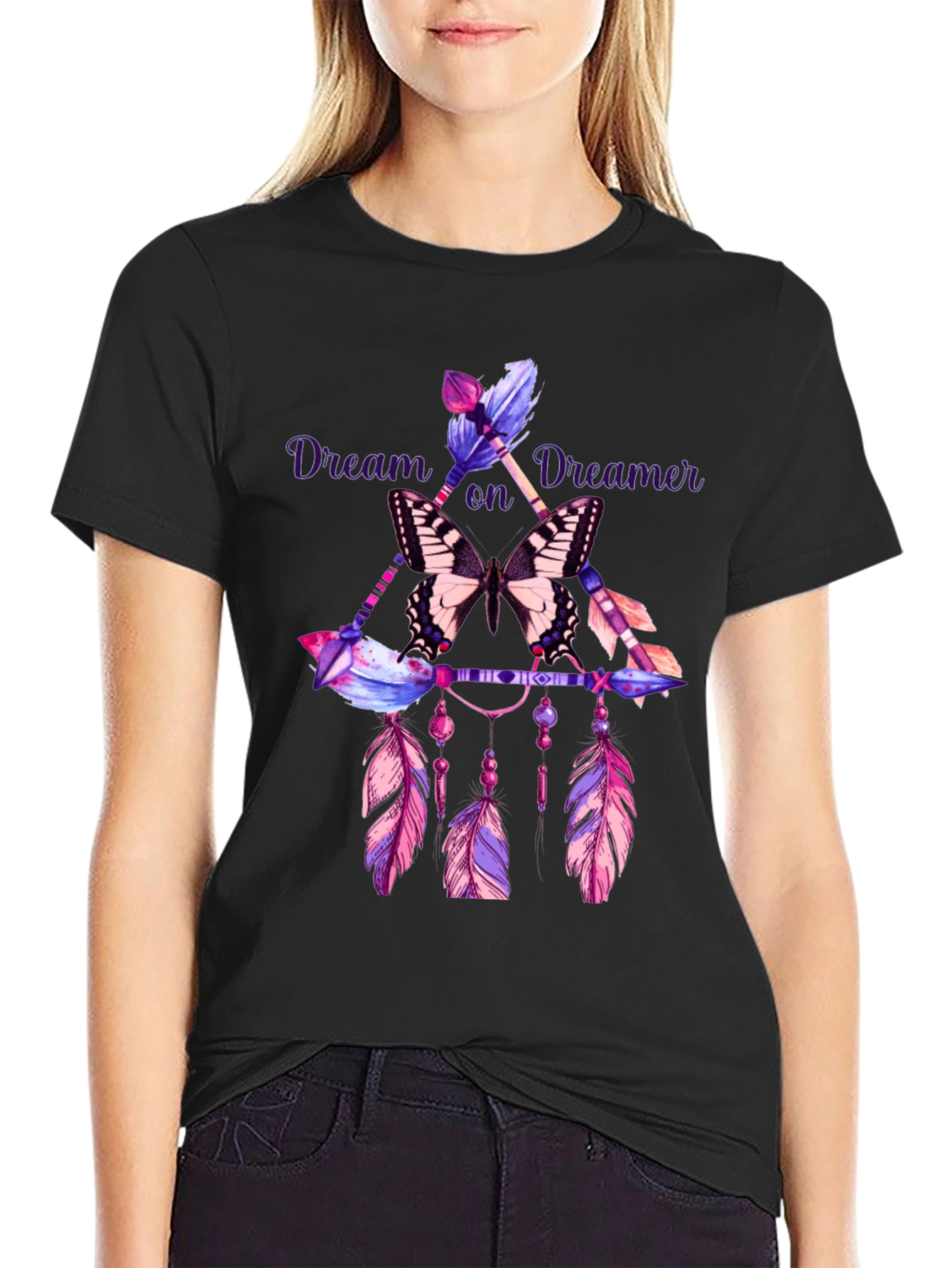 Dream On Dreamer Graphic T-Shirt