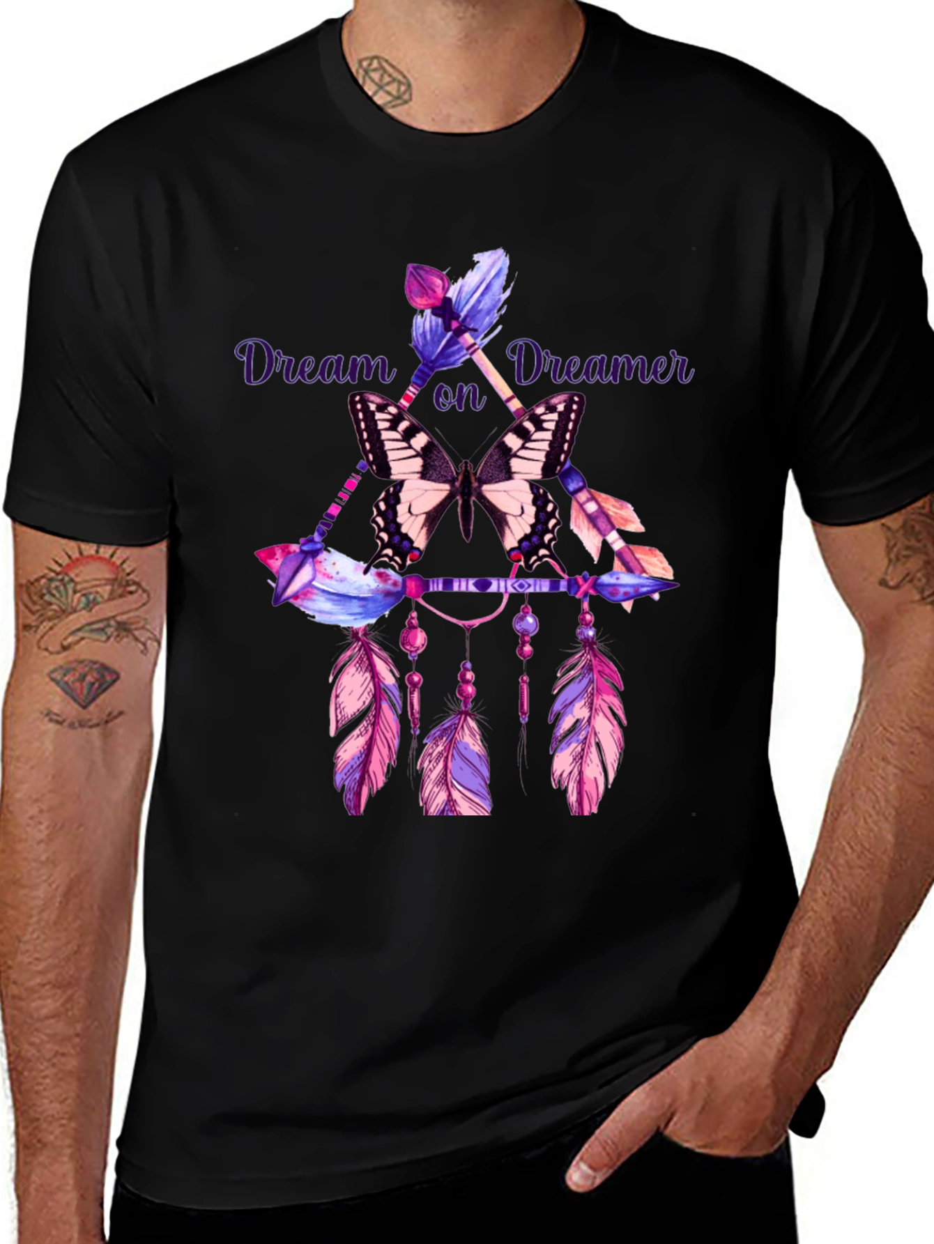 Dream On Dreamer Graphic T-Shirt