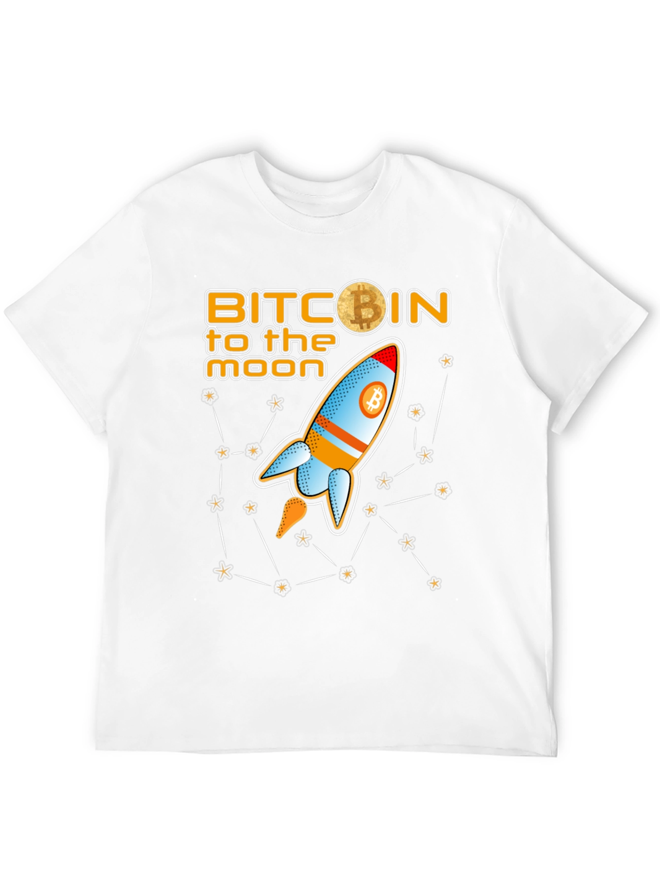 Bitcoin to the Moon Graphic T-Shirt